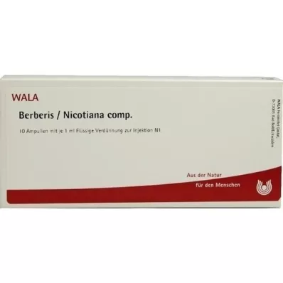BERBERIS/NICOTIANA comp. fiale, 10X1 ml BERBERIS/NICOTIANA comp. fiale, 10X1 ml