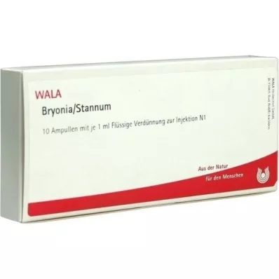BRYONIA STANNUM Fiale, 10X1 ml BRYONIA STANNUM Fiale, 10X1 ml