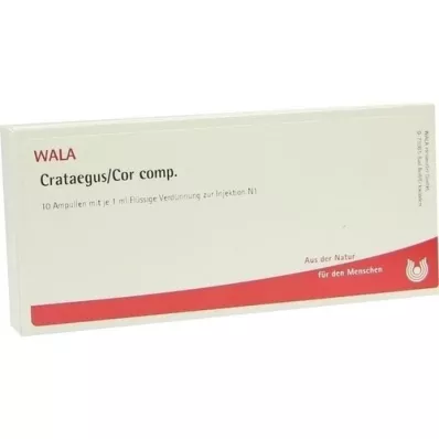 CRATAEGUS COR comp. fiale, 10X1 ml CRATAEGUS COR comp. fiale, 10X1 ml