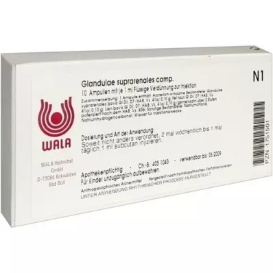 GLANDULAE SUPRARENALES comp. fiale, 10X1 ml