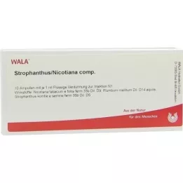 STROPHANTHUS/NICOTIANA comp. fiale, 10X1 ml