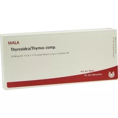 THYREOIDEA/Timo comp. Fiale, 10X1 ml THYREOIDEA/Timo comp. Fiale, 10X1 ml