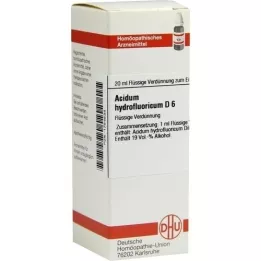 ACIDUM HYDROFLUORICUM D 6 Diluizione, 20 ml