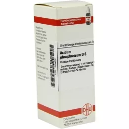 ACIDUM PHOSPHORICUM D 6 Diluizione, 20 ml
