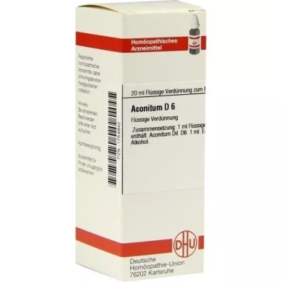 ACONITUM D 6 Diluizione, 20 ml ACONITUM D 6 Diluizione, 20 ml