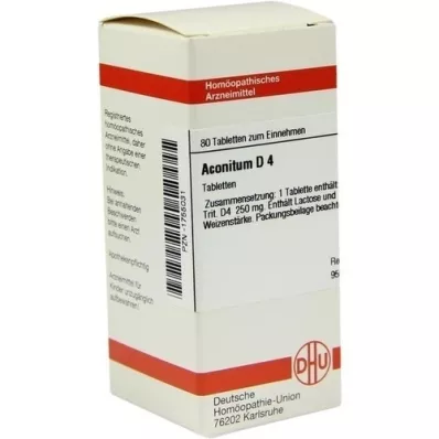 ACONITUM D 4 compresse, 80 pz