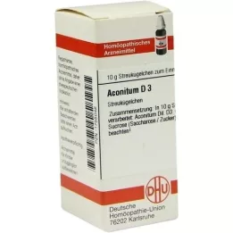 ACONITUM D 3 globuli, 10 g