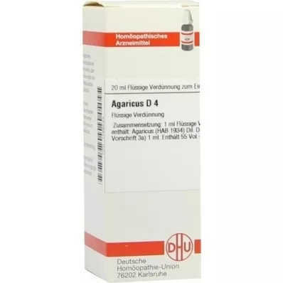 AGARICUS Diluizione D 4, 20 ml