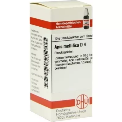 APIS MELLIFICA D 4 globuli, 10 g