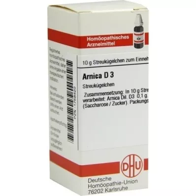 ARNICA D 3 globuli, 10 g