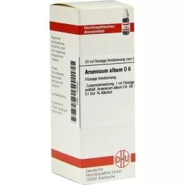 ARSENICUM ALBUM D 6 Diluizione, 20 ml