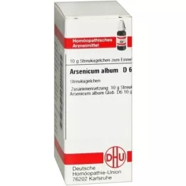 ARSENICUM ALBUM D 6 globuli, 10 g