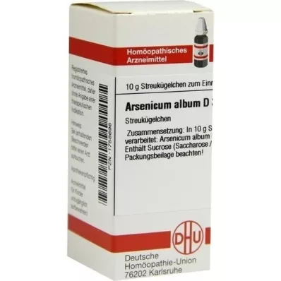 ARSENICUM ALBUM D 30 globuli, 10 g ARSENICUM ALBUM D 30 globuli, 10 g