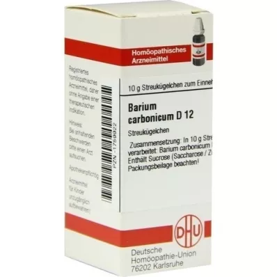 BARIUM CARBONICUM D 12 globuli, 10 g