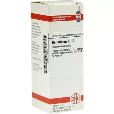 BELLADONNA Diluizione D 12, 20 ml BELLADONNA Diluizione D 12, 20 ml