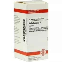 BELLADONNA D 6 compresse, 80 pz