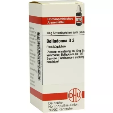 BELLADONNA D 3 globuli, 10 g