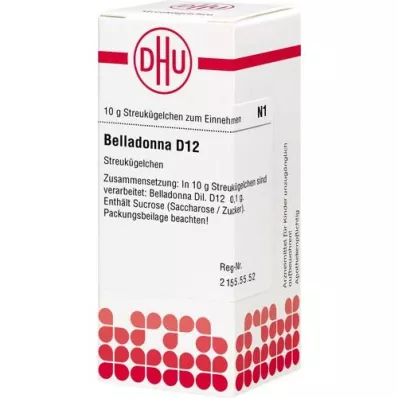 BELLADONNA D 12 globuli, 10 g