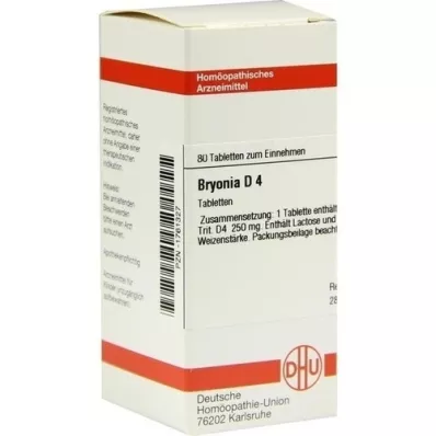 BRYONIA D 4 compresse, 80 pz BRYONIA D 4 compresse, 80 pz