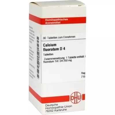 CALCIUM FLUORATUM D 4 compresse, 80 pz CALCIUM FLUORATUM D 4 compresse, 80 pz