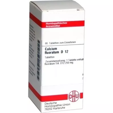 CALCIUM FLUORATUM D 12 compresse, 80 pz
