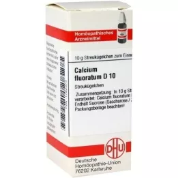 CALCIUM FLUORATUM D 10 globuli, 10 g