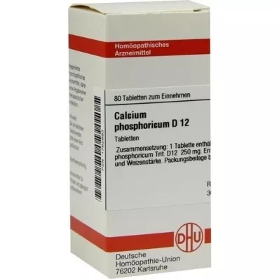 CALCIUM PHOSPHORICUM D 12 compresse, 80 pz CALCIUM PHOSPHORICUM D 12 compresse, 80 pz