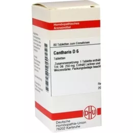 CANTHARIS D 6 compresse, 80 pz