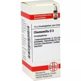 CHAMOMILLA D 3 globuli, 10 g