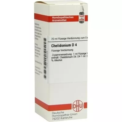 CHELIDONIUM Diluizione D 4, 20 ml