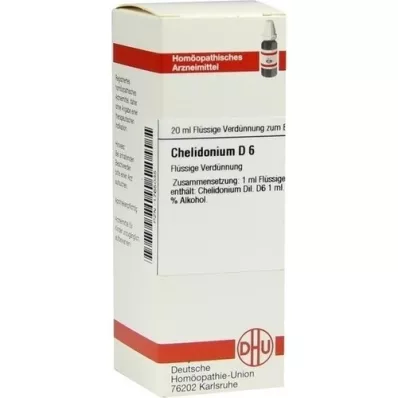 CHELIDONIUM D 6 Diluizione, 20 ml CHELIDONIUM D 6 Diluizione, 20 ml