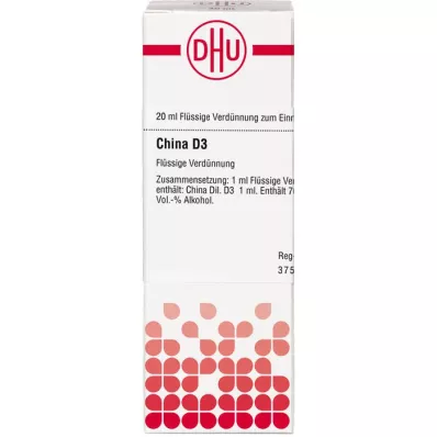 CHINA Diluizione D 3, 20 ml CHINA Diluizione D 3, 20 ml