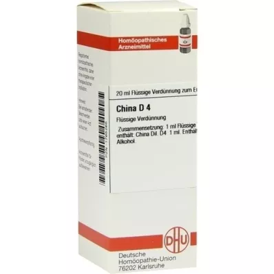 CHINA Diluizione D 4, 20 ml CHINA Diluizione D 4, 20 ml