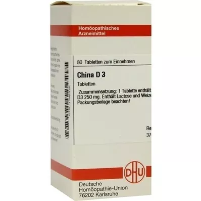 CHINA D 3 compresse, 80 pz