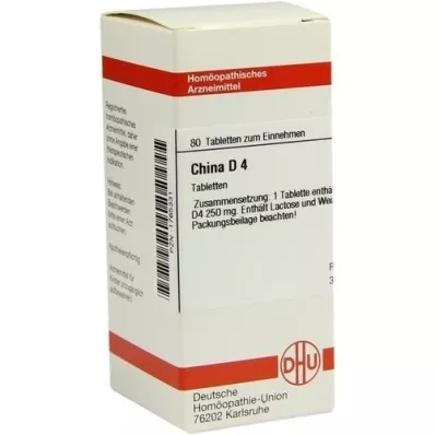 CHINA D 4 compresse, 80 pz