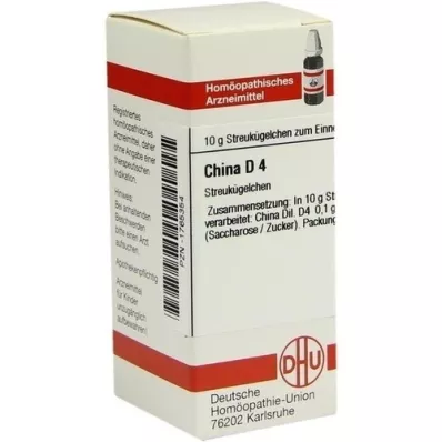 CHINA D 4 globuli, 10 g CHINA D 4 globuli, 10 g