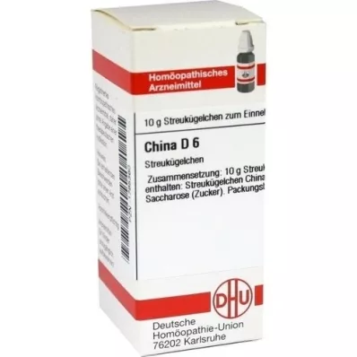 CHINA D 6 globuli, 10 g