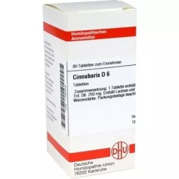 CINNABARIS D 6 compresse, 80 pz