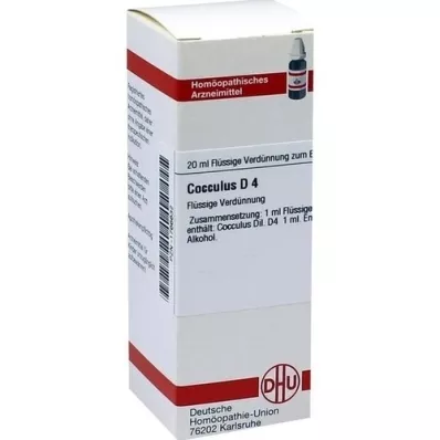COCCULUS Diluizione D 4, 20 ml COCCULUS Diluizione D 4, 20 ml