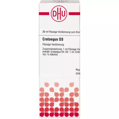 CRATAEGUS Diluizione D 3, 20 ml CRATAEGUS Diluizione D 3, 20 ml