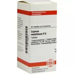 CUPRUM METALLICUM D 6 compresse, 80 pz