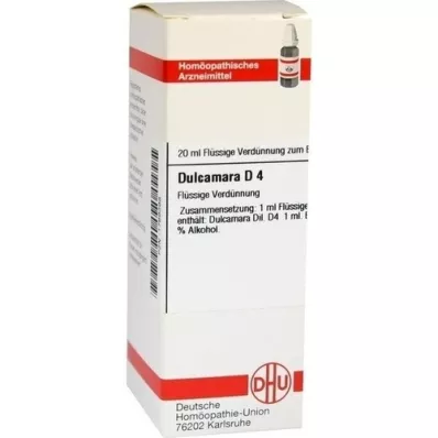 DULCAMARA Diluizione D 4, 20 ml