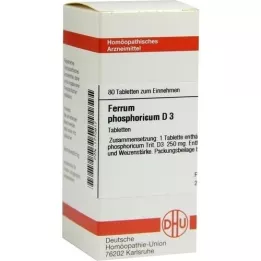 FERRUM PHOSPHORICUM D 3 compresse, 80 pz