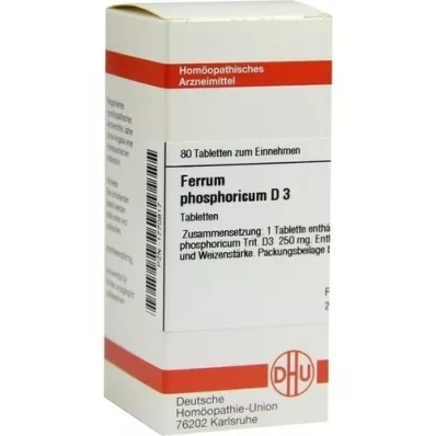 FERRUM PHOSPHORICUM D 3 compresse, 80 pz FERRUM PHOSPHORICUM D 3 compresse, 80 pz