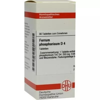 FERRUM PHOSPHORICUM D 4 compresse, 80 pz FERRUM PHOSPHORICUM D 4 compresse, 80 pz