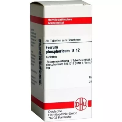 FERRUM PHOSPHORICUM D 12 compresse, 80 pz FERRUM PHOSPHORICUM D 12 compresse, 80 pz