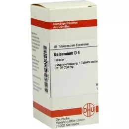 GELSEMIUM D 4 compresse, 80 pz
