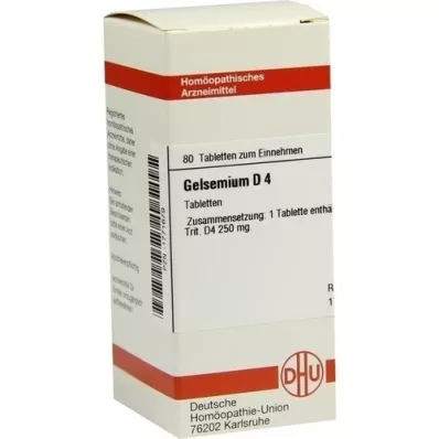 GELSEMIUM D 4 compresse, 80 pz GELSEMIUM D 4 compresse, 80 pz