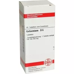 GELSEMIUM D 6 compresse, 80 pz