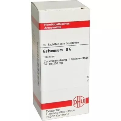 GELSEMIUM D 6 compresse, 80 pz